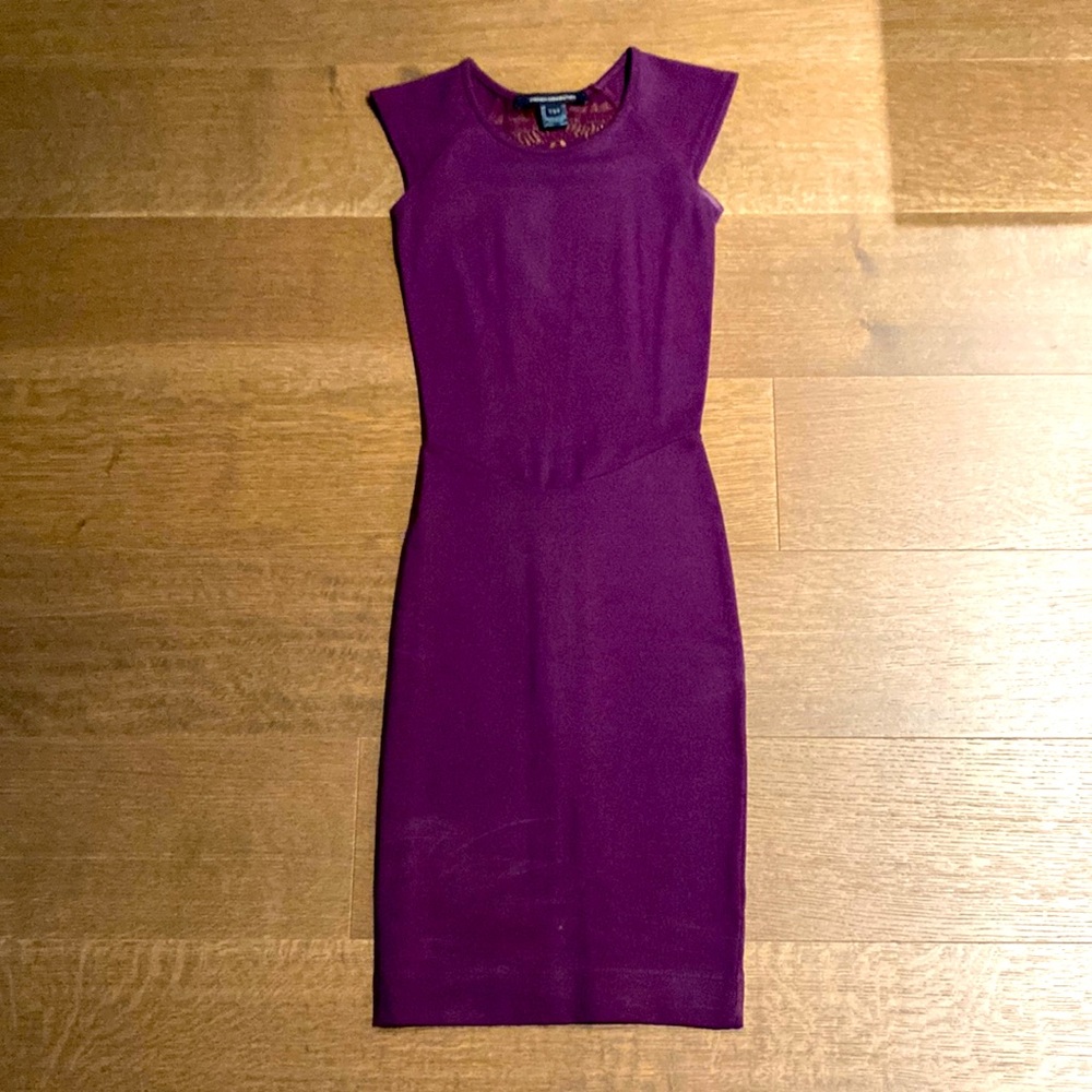 French Connection Bodycon With Lace Back